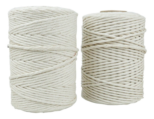 Hilo De Algodon Macrame Crudo Mejor Calidad Varios Grosores