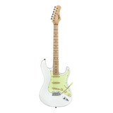 Guitarra Tagima T-635 Classic White Escala Clara Escudo Mg