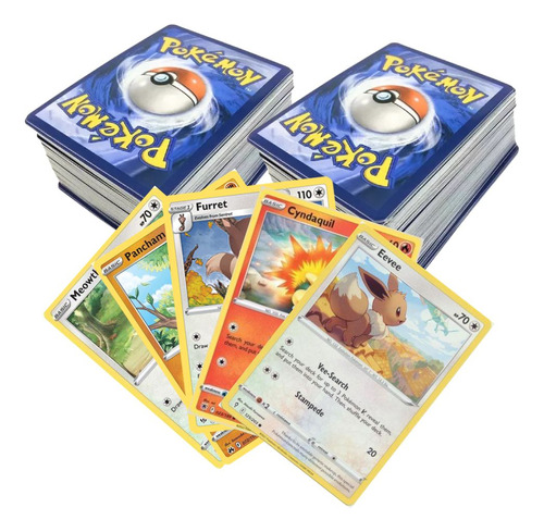 Pokémon 50 Cartas + 5 Cartas Brilhantes Garantidas Copag