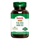 Vegan Vit D 800 Ui - Sunvit Life (90 Tabs) Sabor Sin Sabor