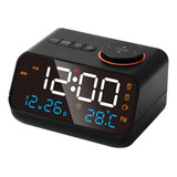 Reloj Con Radio De Soporte Para Despertador Multifuncional