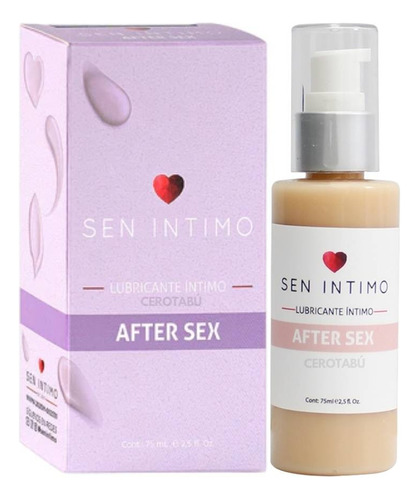 Lubricante Intimo After Sex 75ml Hidratante Sen Intimo 