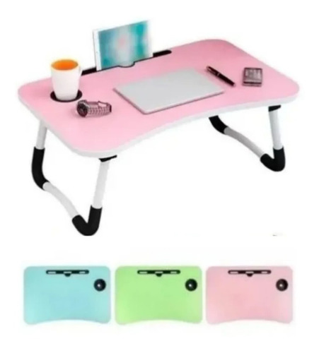 Mesa De Notebook Para Cama Con Porta Vaso