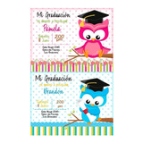 Invitaciones Digitales Graduación Kinder Primaria Fiesta