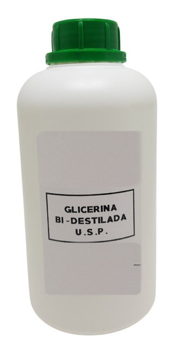 Glicerina Bidestilada U S P  - Com 1 Litro -