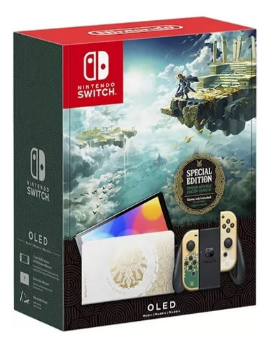 Nintendo Switch Oled Japon Zelda Tears Of The Kingdom Nueva!