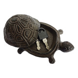 Bstgifts Llavero De Tortuga De Hierro Fundido, Soporte Para