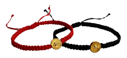 Pulsera Manilla San Benito Para Pareja Protección, Suerte