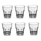 Set X6 Vasos Cristal Shot 50ml Licoreros Bar Premium / Mtc 