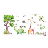 Stickers Vinilos Decorativos Pared Dinosaurios Infantil