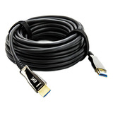 Cabo Hdmi 2.1, 8k Fibra Óptica - 70 Mt