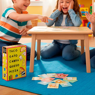 Juego de mesa Taco Gato Cabra Queso Pizza Bureau de Juegos cartas 2-8 jugadores | MercadoLibre