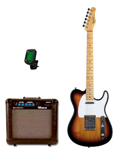 Guitarra Tagima Tw-55 Tw 55 Sb Kit Com Amp E Afin Oferta