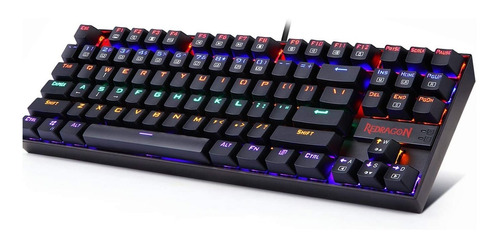 Teclado Gamer Redragon Kumara K552 Rgb Sw Red Español