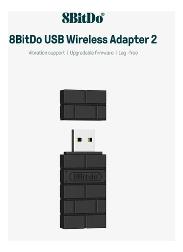 Adaptador Usb 8bitdo Ver.2 Controles Bluetooth Switch Pc Mac