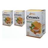 Curcumix 3x20 Sobres C/u Cúrcuma Vitamina C Jengibre Pimienta