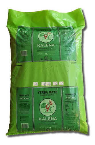 Yerba Mate Kalena Barbacuá Bolsón 10kg 