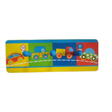 Perchero De Pared Infantil Colgador Divertido Diseño Autos