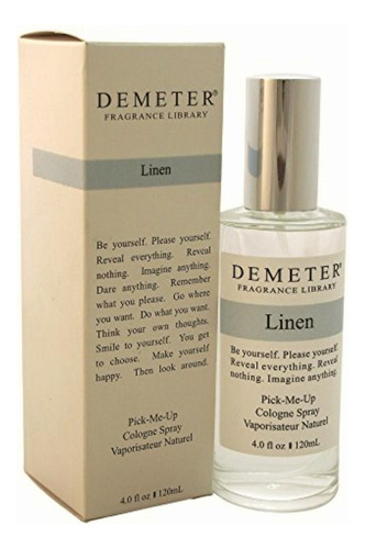 Demeter Linen Pick-me Up Cologne Spray For Women, 4 Ounce