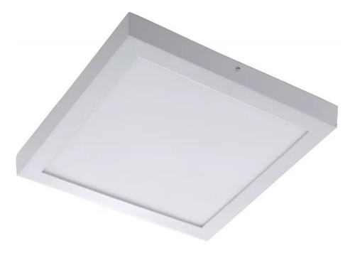 Foco Led Cuadrado 24w Sobrepuesto 22x22  Luz Calida 220v