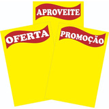 3 Placa De Oferta/promoção/grande/pvc/reutilizável/