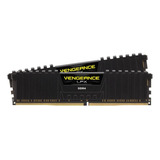 Memoria Ram Vengeance Lpx Gamer Color Negro 16gb 2 Corsair Cmk16gx4m2d3600c18