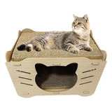 Cama Casa - Rascador Para Gatos De Madera Xl Cueva De Gatos