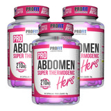 3x Thermogênico Pro Abdomen Hers - 60 Caps - Profit Labs