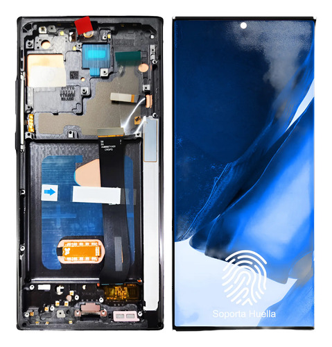 Pantalla Display Para Samsung Note 20 Ultra N985 Con Marco | Meses sin interés