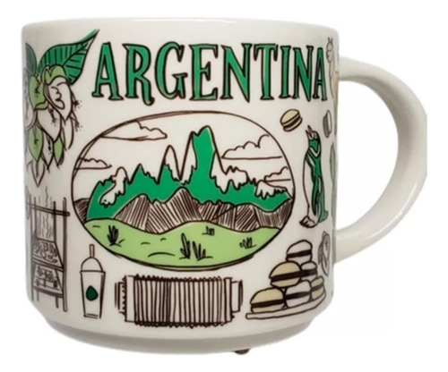 Taza Starbucks Argentina - Original De Colección