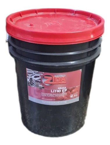 Grasa De Litio Marca Zida X 18 Kg