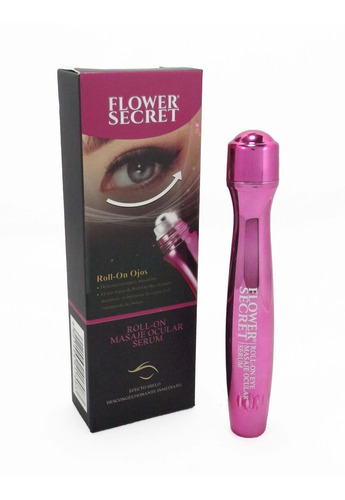 Masajeador De Contorno De Ojos Flower Secret Serum-rosa