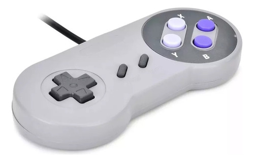 Controle Compatível Com Super Nintendo Joystick Snes Roxo