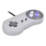 Controle Compatível Com Super Nintendo Joystick Snes Roxo