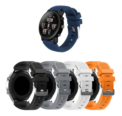 Kit 4x Pulseiras Silicone P/ Amazfit Stratos 1, 2 Ou 3 - Top