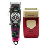 Combo Clipper Skull+ Afeitadora Profesional B-way