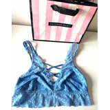 Pink Victorias Secret Lace Bralette Periwinkle  Corpiño Enc