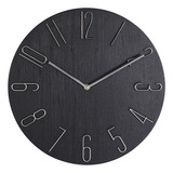 Minimalismo Silencioso Cuarzo Grandes Relojes De Moda Negro