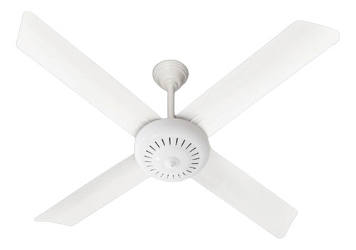 Ventilador De Techo Severbon Vta420 80w 4 Palas Metal Blanco