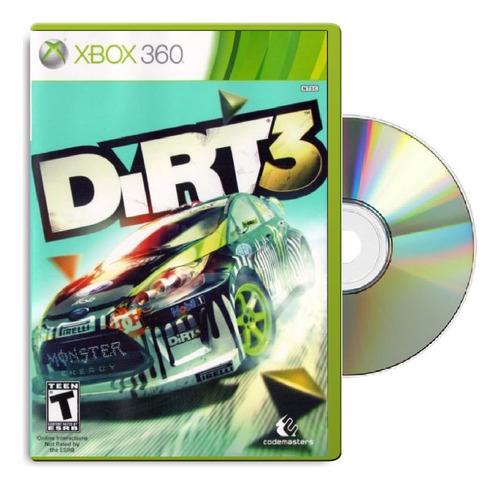 Dirt 3 Xbox 360 Disco Físico Original 