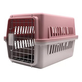 Transportadora Animales Mascotas Gato Perro Rosa