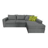 Sillon Esquinero En L Chenille Living Fabrica Mueblesoasis