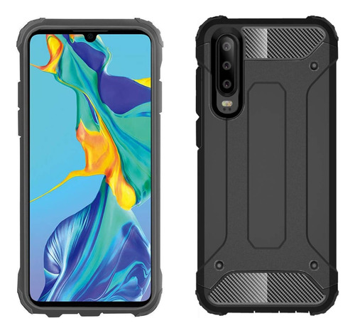 Funda Super Antigolpe Armor Hybrid Para Huawei P30 