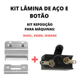 Kit Reposição Máquinas De Corte Profissional Lâmina + Botão!