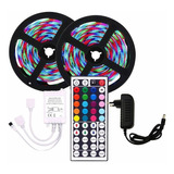 20 M Led Multicolor 44key Tira De Luz Control Remoto