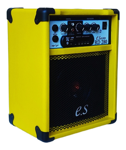 Caixa De Som Amplificada Bluet Mic Guitarra Violão 6'' 40w E. Sound Rd 280