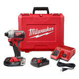 Llave De Impacto  Inalámbrico Milwaukee 2850-22 18v Rojo