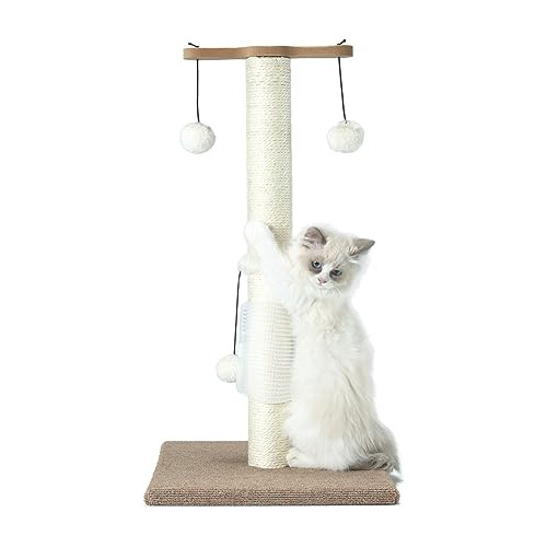 Pawsfans Poste Rascador Vertical De Sisal Para Gatos Y Gatit