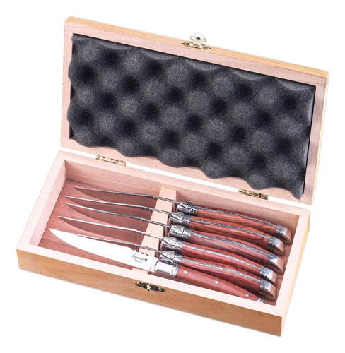 Set De Cuchillos Laguiole By Flyingcolors, Acero Inox, 6 Pcs