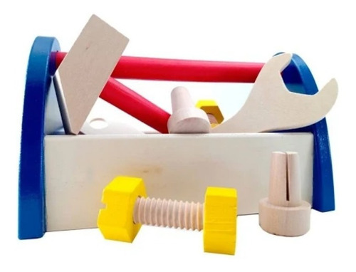 Caja Herramientas Montessori Madera Juego Didáctico Niños 